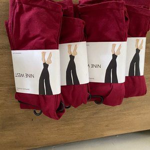 4 Nine West Burgundy Seamless Leggings - Size: Small - Medium